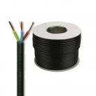 E492B Round 3 Core 1.5mm PVC Flex 15A - Black