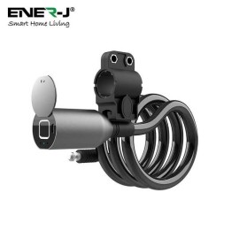 ENER-J SHA5320 Smart Fingerprint Cable Lock For Bicycle, IP65