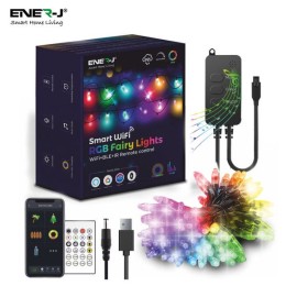 ENER-J SHA5326 Smart WiFi RGB Fairy Lights With 5 Meters Length 50 LEDs