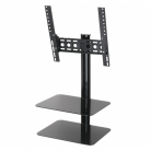 AVF ESL422B Tilt & Turn TV Wall Mount with AV Shelving for Screens Up To 47