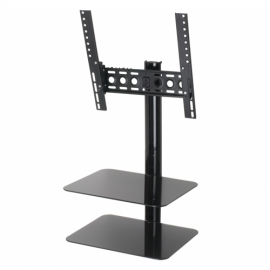 AVF ESL422B Tilt & Turn TV Wall Mount with AV Shelving for Screens Up To 47