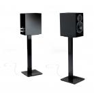 Norstone ESSE Speaker Stands in Black/Black (Pair)