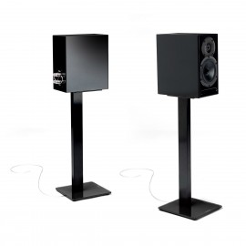 Norstone ESSE Speaker Stands in Black/Black (Pair)