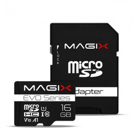 MAGIX EVO Series 16GB U1 MicroSD Card + SD Adapter Class10 V10