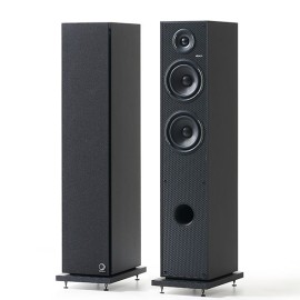 Elipson HORUS 11F 120W 2.5Way Floorstanding Bass Reflex Speaker - Black Carbon