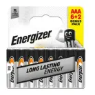 Energizer Everyday AAA (LR03) Alkaline Batteries 1.5V – Pack of 8