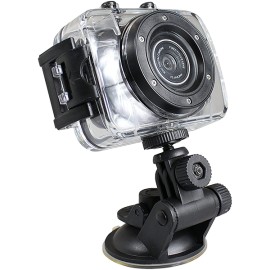 Volkano Excite Series HD 720P Recording, 1.7" Screen, Waterproof Action Camera