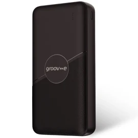 Groov-e 20,000mAh Portable Power Bank – Black