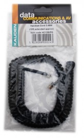 HC12B/PG Handset Cord Black 3.65m