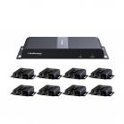 Antiference HDMI0108SCAT 1080P 1x8 HDMI splitter over single CAT 6 with 8 x RX
