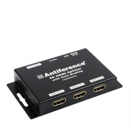 Antiference HDMISS04 HDMI 1x4 HDMI2.0 HDCP2.2 4K Splitter with Auto Scaling