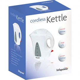 Infapower X501 - 1.7L Cordless Kettle 2200w - White