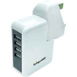Infapower P060 4 Port USB Charger 