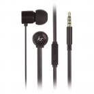 KitSound KSHIVBBK Hive In-Ear Headphones with In-Line Microphone - Black