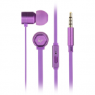 KitSound KSHIVBPU Hive In-Ear Headphones with In-Line Microphone - Purple
