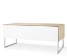 Norstone KHALM 1400mm AV Furniture - Light Oak Real Wood Veneer
