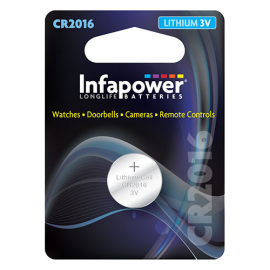 Infapower L904 CR2016 3V Lithium Coin Cell