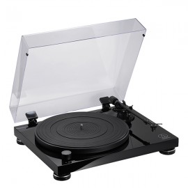 audio-technica AT-LPW50PB Fully Manual Belt-Drive Turntable - Piano Black