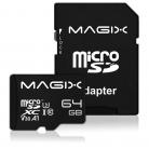 MAGIX 4K Series 64GB U1 MicroSD Card + SD Adapter Class10 V30