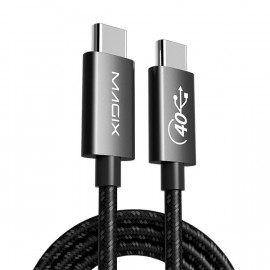 Magix 1m 100W Thunderbolt 4/USB4 Cable 40Gbps