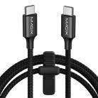 MAGIX 1m 60W USB C to USB C Braided Charging Cable | Black
