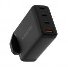 MAGIX 120W 4-Port Plug, GaN Charger PD Power Delivery - UK Plug | Black