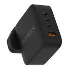 MAGIX 140W 4-Port Plug, GaN Charger PD Power Delivery - UK Plug | Black