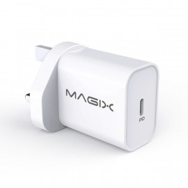 MAGIX 30W Wall Charger PD 3.0, USB Type-C - UK Plug