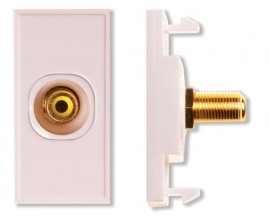 Antiference MW773YEL - 1 RCA to F yellow