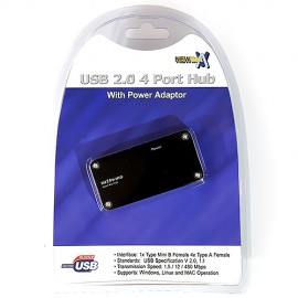 Newlink NLUSB2-224P NEWlink 4 Port USB 2.0 Hub