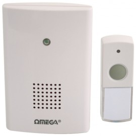 NEW Omega Wireless Plug-in Door Bell 75M Range LED Doorbell