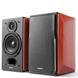 EDIFIER P17 Bookshelf Speakers with High Frequency Response - Wood