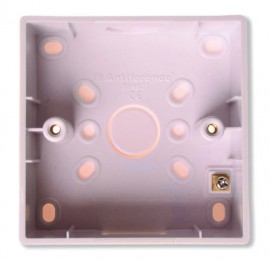 Antiference PATBE32 - Single Pattress Box 32mm with earth terminal