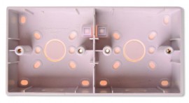 Antiference PATBT32 - Twin Gang Pattress Box 32mm