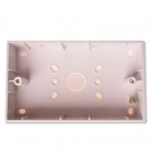 Antiference PATED32 - Double Pattress Box 32mm with earth terminal