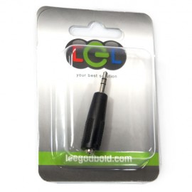 PL184 3.5mm Stereo Jack Plug to 2.5mm Stereo Socket Adaptor