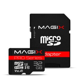 MAGIX PRO Series 32GB U3 MicroSD Card + SD Adapter Class10 V30