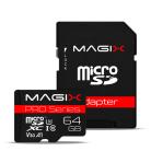 MAGIX PRO Series 64GB U3 MicroSD Card + SD Adapter Class10 V30