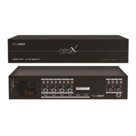 Pulse Eight Neo XSR 4K 60HZ HDBaseT Matrix Kit inc. 4 PoH Receivers