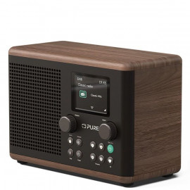  PURE Classic H4 DAB+/FM Radio with Bluetooth - Coffee Black/Walnut