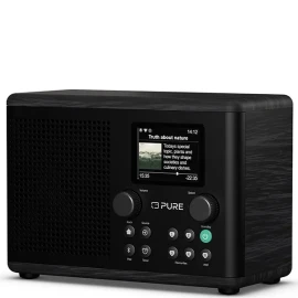 PURE Classic H4i DAB+/FM/Internet Radio with Bluetooth - Black/Ash