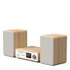 PURE Classic 2.0 System with Bluetooth, CD and DAB+ in Cotton White/Oak