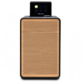 PURE Evoke Spot Wood Edition Compact Music System in Coffee Black