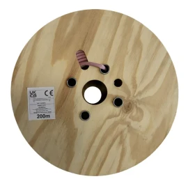 QING Cables QCS016/4 200m 16AWG 4 Core OFC Speaker Cable, LSZH, Pink