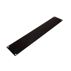 Penn Elcom R1385/2UK 2U Steel Flat Rack Panel - Black