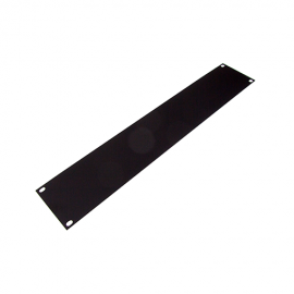Penn Elcom R1385/1UK 1U Steel Flat Rack Panel - Black