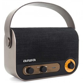 AIWA Vintage Style Rechargeable Stereo Radio & Bluetooth Speaker 10W RMS