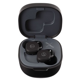 audio-technica ATH-SQ1TW Truly Wireless Earbuds - Black