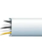 SANUS BSA-OWCM301-W1 On-Wall Cable Concealer Kit for TVs (up to 5 cables)