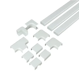 SANUS CCS2KWH 10-Piece 48" x 1" PVC White Cable Organization Kit